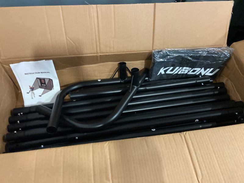 Photo 1 of Golf Practice Net 10x7.5ft Hitting Net Heavy Duty with Target Cloth, Carry Bags for Indoor or Outdoor
