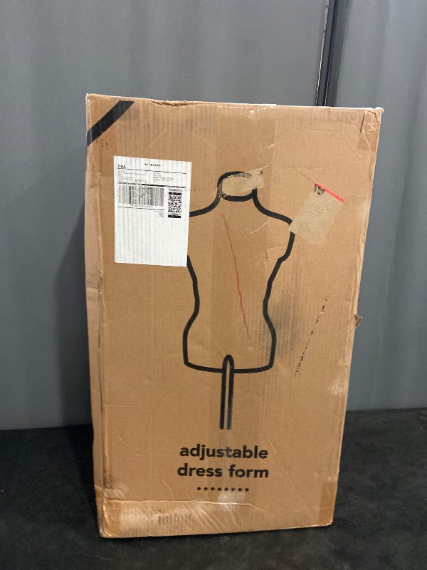 Photo 1 of Adjustoform Sew Simple FG307 Adjustable Dress Form Black M-L (US Dress Size 10-16) 8 Part Female Sewing Mannequin + Pin Grip Hem Marker