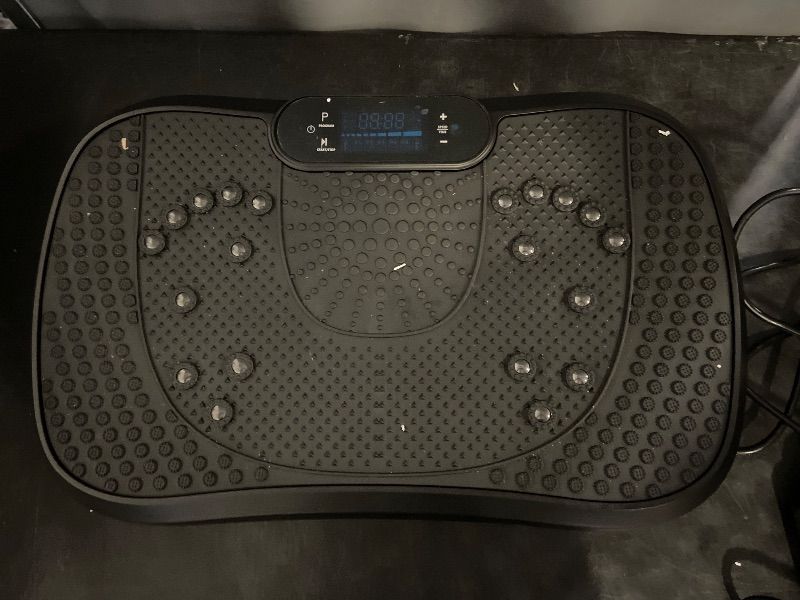 Photo 1 of AXV Vibration Plate Fitness Platform Exercise Machine Vibrating Shaking Full Body Shaker Workout Vibrate Stand Shake Board Sport Gym for Weight Loss Fat Burner for Women Men