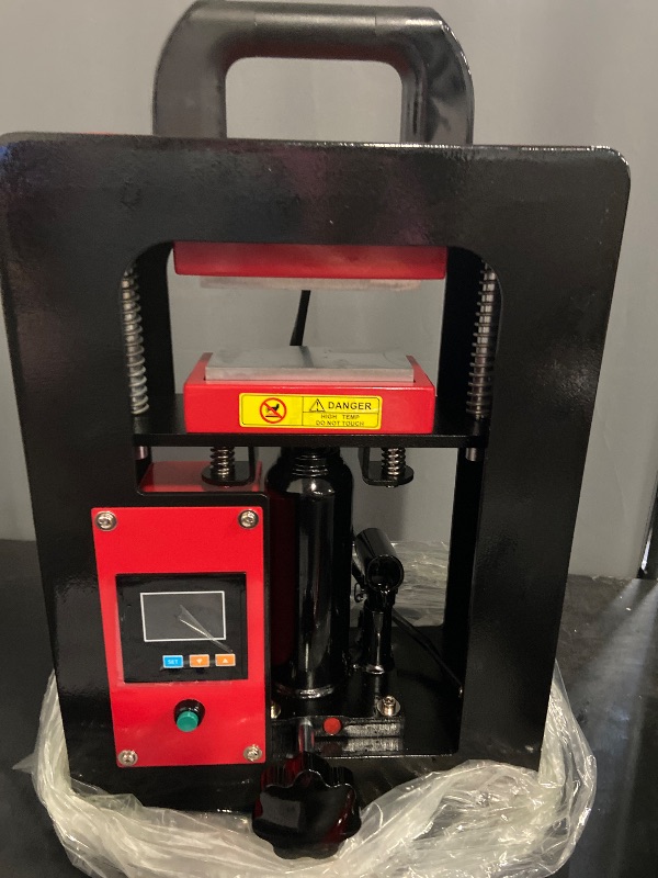 Photo 1 of 5 Tons Heat Press Machine with LCD Screen 2.3 x 4.7 Inch Dual Heating Plate
