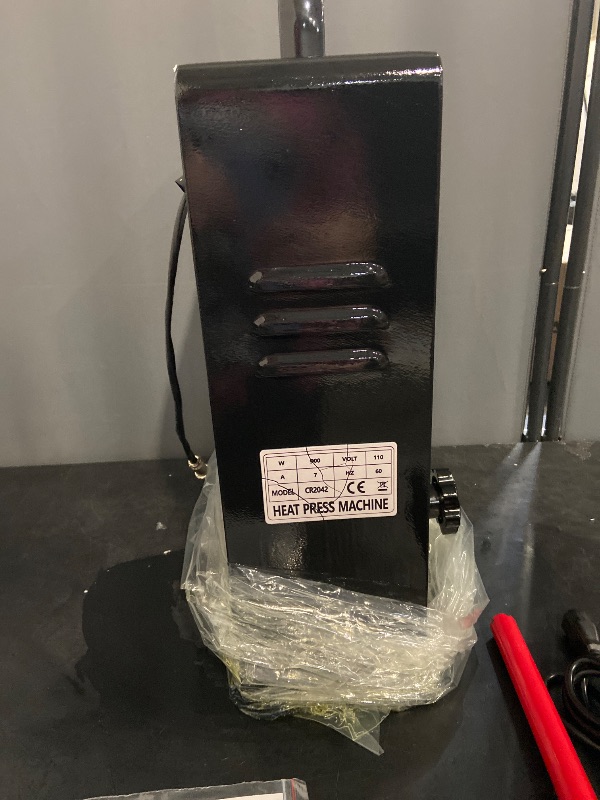 Photo 1 of 5 Tons Heat Press Machine with LCD Screen 2.3 x 4.7 Inch Dual Heating Plate
