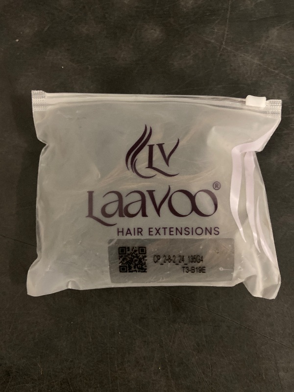 Photo 1 of LaaVoo Weft Hair 7 Extensions Human Hair Straight Hair Weft Extensions Dark Brown Ombre Light Brown Balayage Sew in Hair Extensions Real Human Hair Seamless 18 Inch 100g
