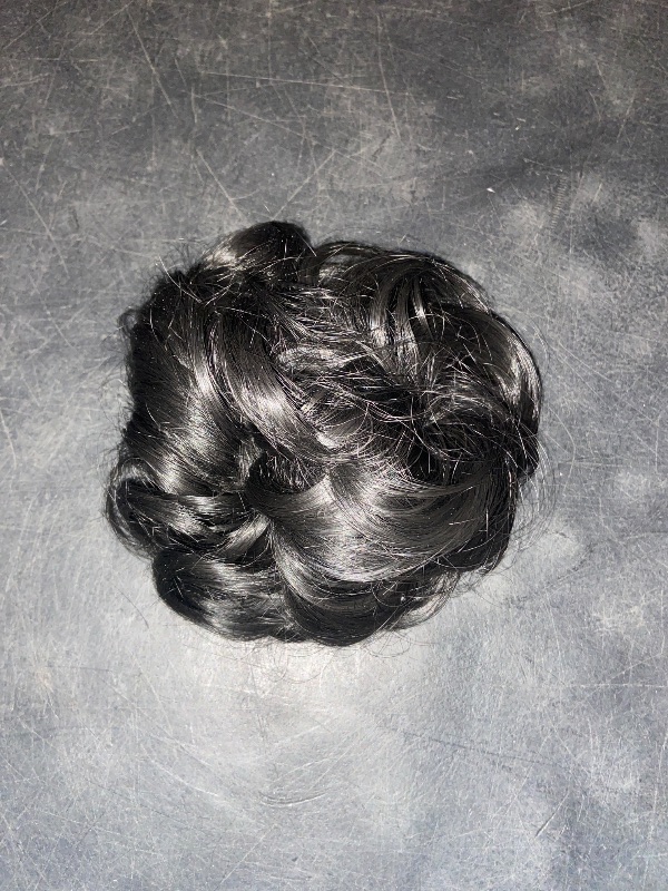 Photo 1 of MORICA Messy Hair Bun Hair Scrunchies Extension Curly Wavy Messy Bun Hair Synthetic Chignon Hairpieces for Women(2#)
