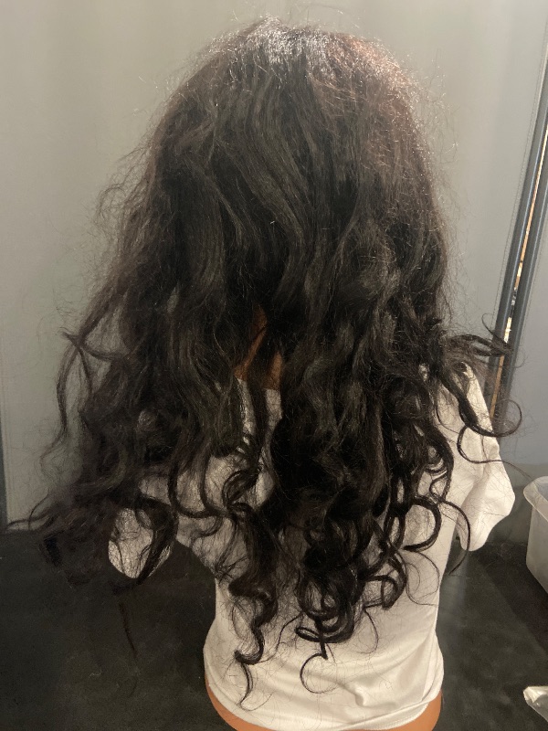 Photo 1 of V Part Wig Human Hair Body Wave Natural Black 22 Inch | Body Wave Human Hair Wig Upgrade U Part Human Hair Wigs for Black Women Glueless Wig Wear and Go 180 Density
