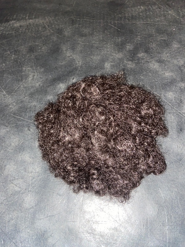 Photo 1 of Curly Bun Hair Fake Natural Bounce Hair Ponytail Short Curly Ponytail Bag