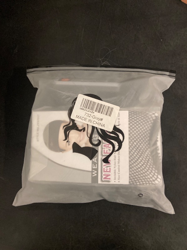 Photo 1 of Aisaide Highlight Silver Gray Layered Bob Wig with Curtain Bangs for Women Synthetic Light Grey Highlight Bob Wig Short Grey Layered for Black Women(Silver Gray Mixed Light)
