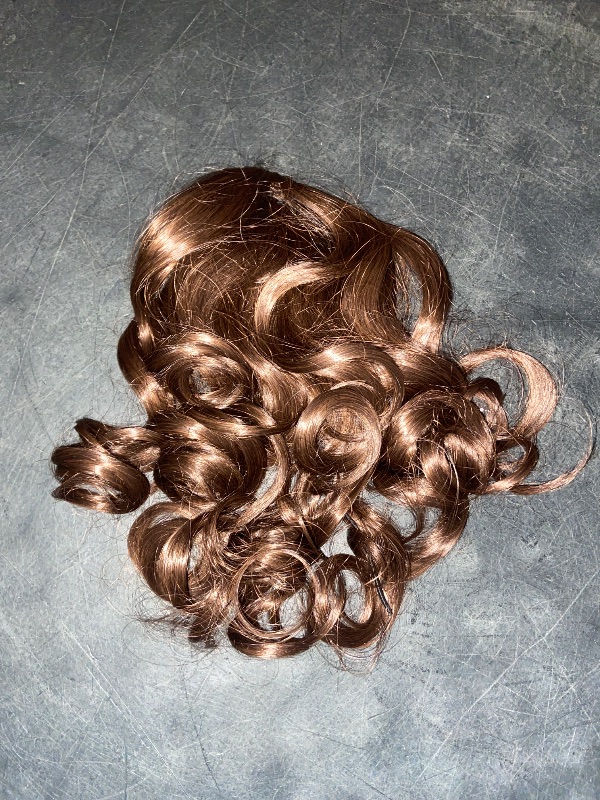 Photo 1 of WeKen Hair Bun Medium Long Curly Synthetic Hairpiece Light Brown
