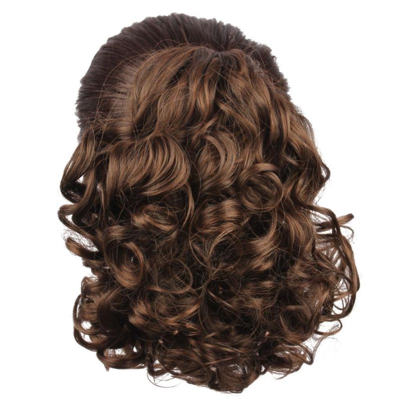Photo 1 of WeKen Hair Bun Medium Long Curly Synthetic Hairpiece Light Brown
