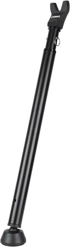 Photo 1 of BRINKS Door Security Bar - Adjustable Brinks Door Security Bar for Travel, School, Dorm and Home - Door Jammer for Hinged Doors and Sliding Door Security – blac - 1Pack
