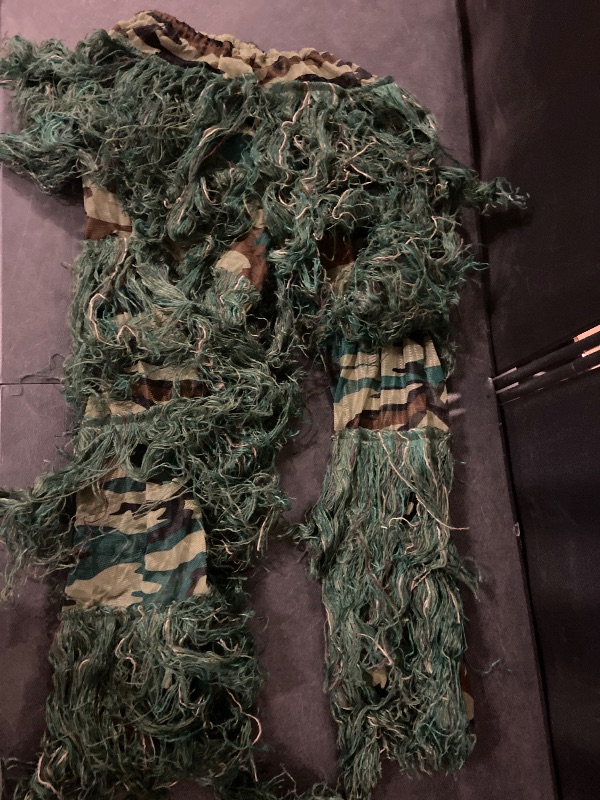 Photo 1 of (XL/XXL) Ghillie Suit, 3D Camouflage Hunting Apparel for Kids/Youth/Teen
