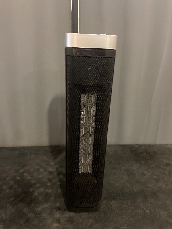 Photo 1 of Portable Space Heater, 1500W Ceramic Heating Fan with Thermostat, Remote Control, 3 Heating Modes, 70° Oscillation, Ideal for Office, Home, and Bedroom Use
