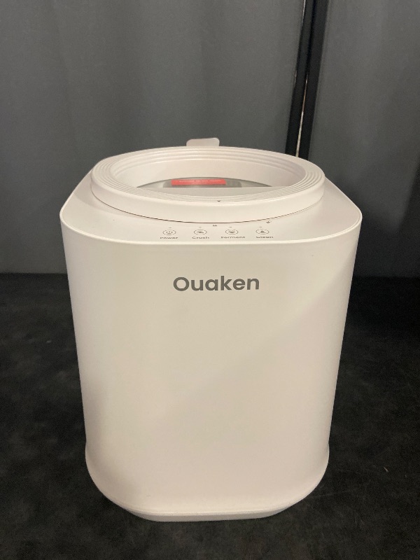 Photo 1 of 4L Electric Composter for Kitchen, Smart Countertop Compost Bin, Odorless | Low Noise | Auto-Cleaning | Turn Food Waste into Fertilizer, Indoor Food Waste Compost Machine, White
