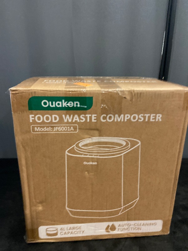 Photo 1 of 4L Electric Composter for Kitchen, Smart Countertop Compost Bin, Odorless | Low Noise | Auto-Cleaning | Turn Food Waste into Fertilizer, Indoor Food Waste Compost Machine, White
