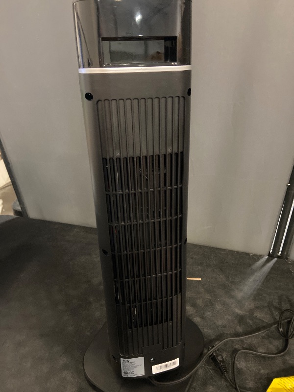 Photo 1 of 24" Space Heater, JRD Fast Heating Portable Electric Heater with Remote, Night Light, 80° Oscillation,4 Mode, Overheat&Tip-Over Protection, Ceramic Heat for Bedroom Office Indoor
