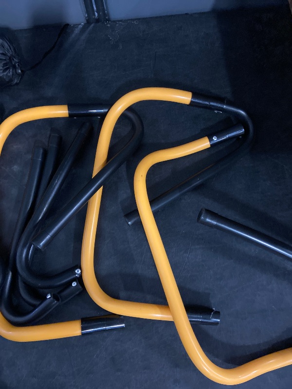 Photo 1 of Agility Ladder Training Equipment Set - Agility Ladder(12 Rungs/20ft), 4 Speed Hurdles, 12 Training Cones, Jump Rope, Parachute for Speed/Soccer/Football Training with Carry Bag
