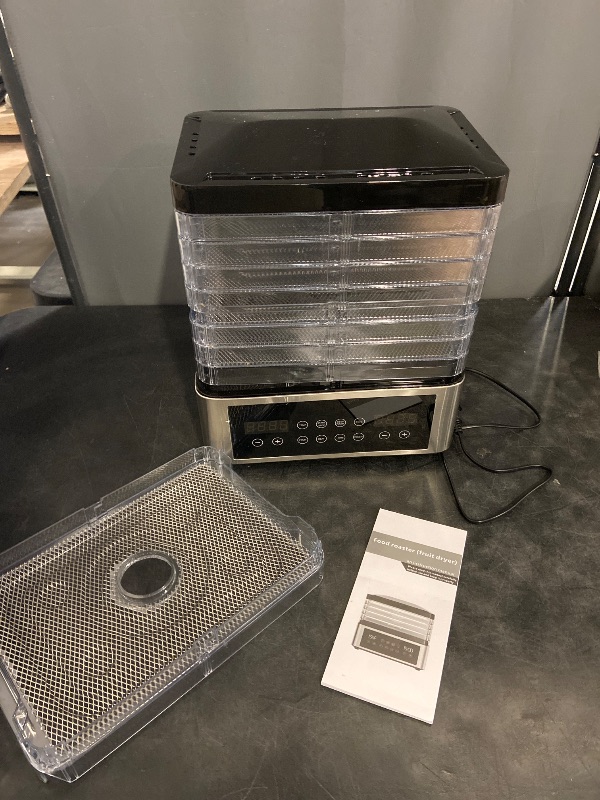 Photo 1 of Food Dehydrator Machine, 8 Stainless Steel Trays Food Dehydrator with 48H Digital Adjustable Timer & Temperature Control, Dehydrators for Jerky, Fruit, Veggies, Meat, Herbs, Dog Treats