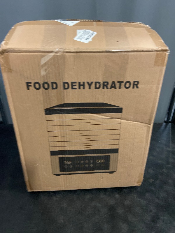 Photo 1 of Food Dehydrator Machine, 8 Stainless Steel Trays Food Dehydrator with 48H Digital Adjustable Timer & Temperature Control, Dehydrators for Jerky, Fruit, Veggies, Meat, Herbs, Dog Treats