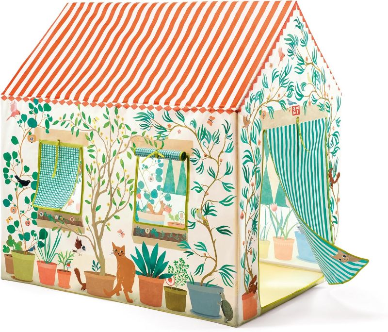 Photo 1 of DJECO - Play Tent Play House - Easy Assemble Kids Playhouse - Playing Inside Tent - Quick Assembly for Instant Fun - Engaging Play Space - Encourages Imagination & Adventure