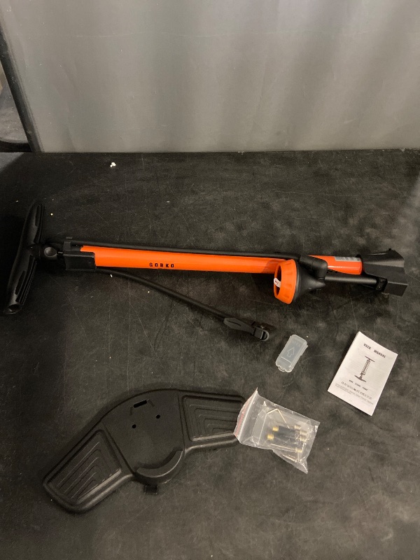 Photo 1 of GOBKO Bike Pump with Gauge,Bicycle Floor Pump for Presta and Schrader Valves Bike Tire Pumps Inflator High Pressure 160PSI & 11BAR Portable Air Pump for Road Bike Car MTB Sports Balls
