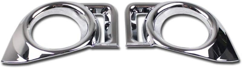 Photo 1 of Chrome Front Fog Light Lamp Cover Trim Fit For Toyota Highlander 2015 2016 -Not Fit 2017 Model
