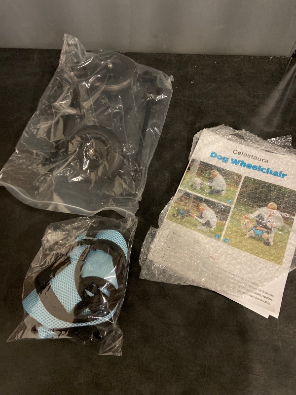 Photo 1 of Dog Wheelchair for Back Legs, Dog Wheelchair Cart, Doggy/cat Wheelchairs with Disabled Hind Legs Walking, Mobility Aids for Small Pets Hind Limbs, Dogs Carts with Wheels, Light Weight,M
