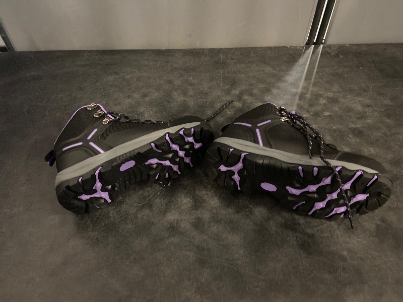 Photo 1 of 7.5 women Kezhiho Waterproof Steel Toe Boots for Women Wide Width Non Slip Work Boots Lightweight Slip Resistant Safety Shoes Indestructible Construction Composite Toe Sneakers
