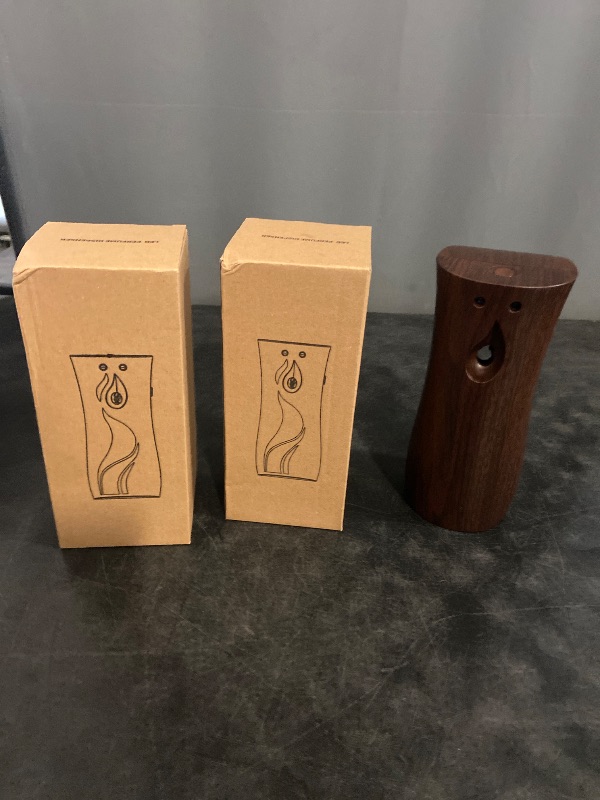 Photo 1 of Automatic Air Freshener Spray Dispenser 3-Pack, Wall Mounted or Freestanding,Multiple Time Settings,Commercial and Home Use in Bathrooms, Offices, Living Rooms and Commercial Places (Black, 11121)