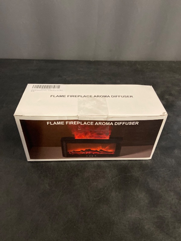 Photo 1 of 2025 Upgraded 9 Color Flame Fireplace Aroma Essential Oil Diffuser,250ml USB Desktop Noiseless Cool Mist Humidifier with Timer Auto-Off Protection for Home,Office, Gift (Black)