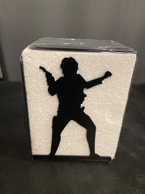 Photo 1 of Decorative Metal Bookend, Non Skid Book End, Book Stopper for Home/Office Decor/Shelves, 5.9 X 3.9 X 3.14 Inch Per Piece
