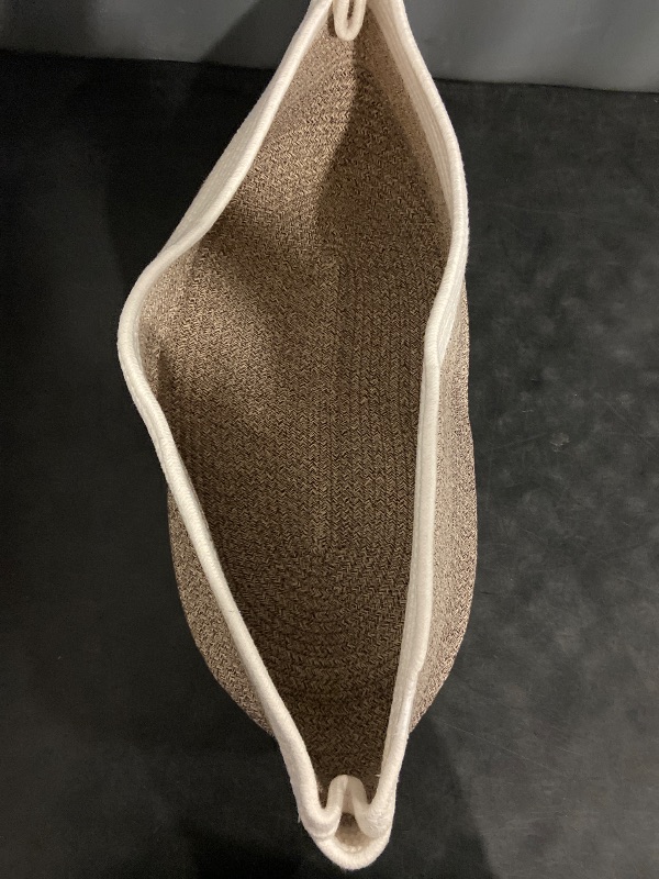 Photo 1 of Dog Toy Basket Small Gift Basket for Baby, Woven Storage Baskets for Dog Cat, Nursery Storage Baskets for Diapers, Towels, 12"x 8" x 5" Mixed-Brown