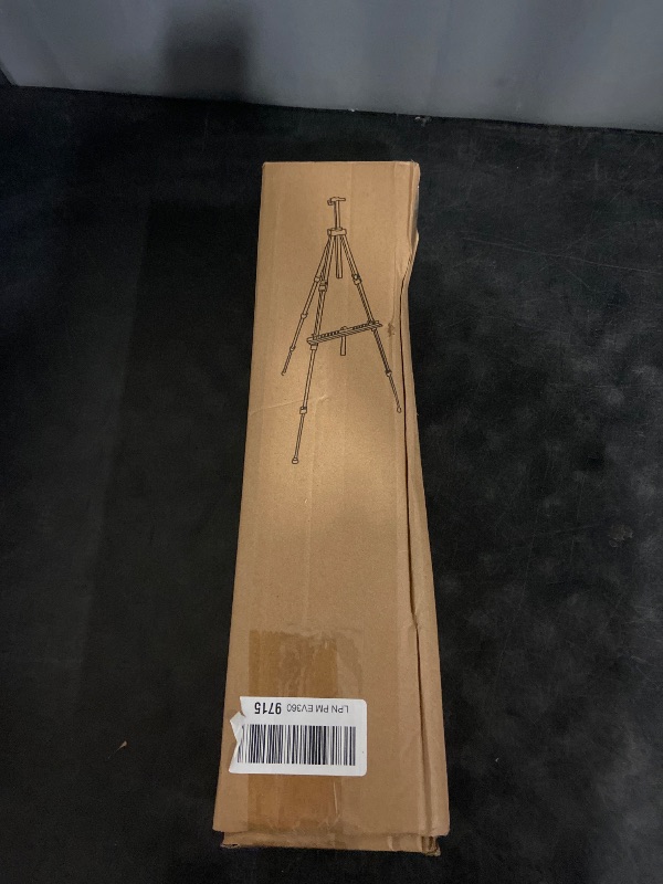 Photo 1 of Art Painting Display Artist Easel Stand,Ns Jymb Portable Metal Adjustable Easels for Painting Canvases Height from 17 to 66 Inch - Carry Bag for Table-Top/Floor Displaying and Wedding Signs - Black
