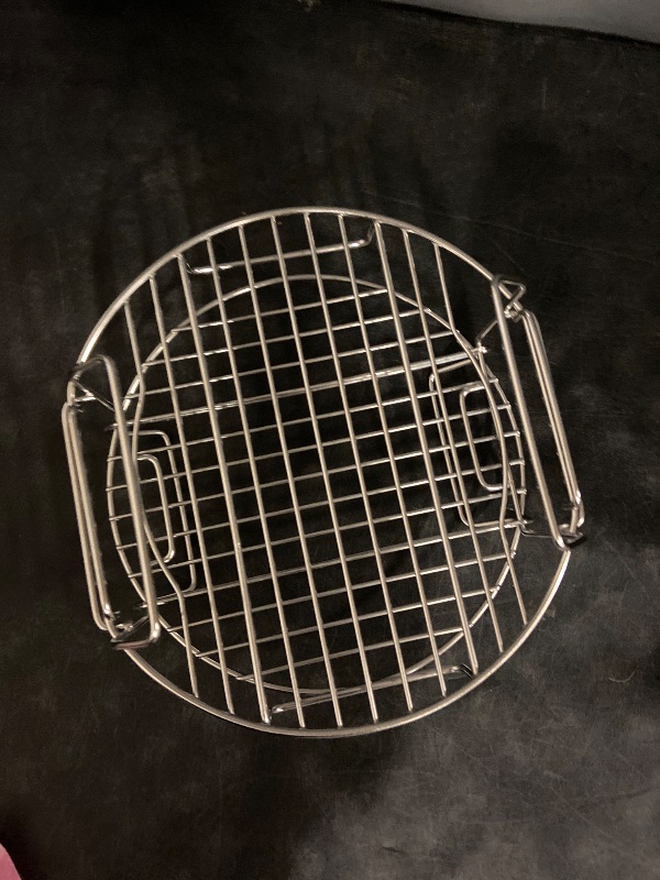 Photo 1 of Air Fryer Wire Rack for Ninja Foodi FD401 12 IN 1 OS401 10 IN 1 8 Quart Pressure Cooker, Stainless Steel Air Fryer Replacement Parts Baking Rack Accessories, Dishwasher Safe
