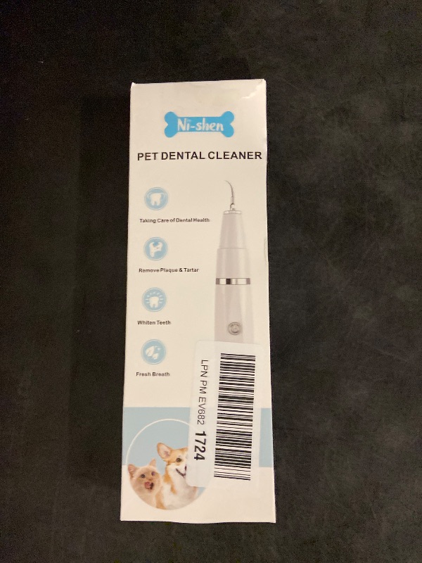 Photo 1 of Dog Plaque Remover for Teeth Pet Ultrasonic Tooth Cleaner Teeth Cleaning Kit -Tartar Remover for Teeth Stains for Dogs and Cats (White)