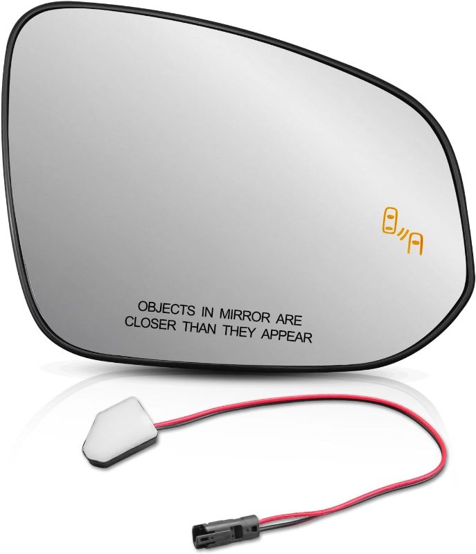 Photo 1 of Passenger Side Right Rearview Mirror Fit for Toyota Highlander 2014-2019, with Blind Spot and Power Heated Replace 87931-0E150