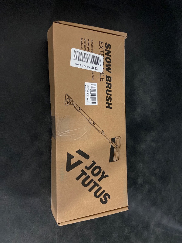 Photo 1 of JOYTUTUS 47” Car Snow Brush, 4 in 1 Extendable Auto Car Snow Removal Broom Brush with Squeegee, 270° Foam Grip Car Retractable Snow Shovel with Durable Ice Scraper and Gift Gloves for Car SUV, Blue.
