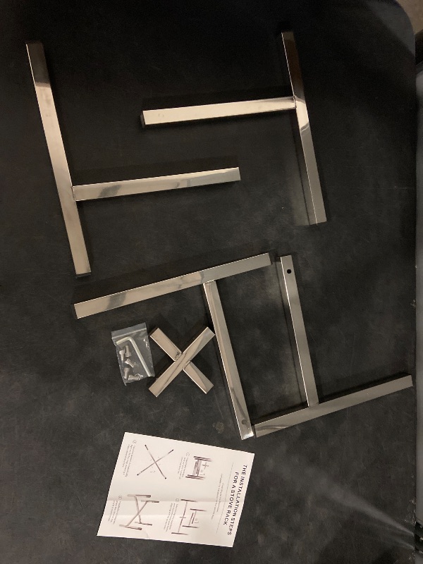 Photo 1 of Firepit Stand, 19.5" Stainless Steel Stand for Solo Stove Bonfire and Other 19.5 in Firepit, Fire Pit Accessory, Camping Outdoor Fireplace Tools