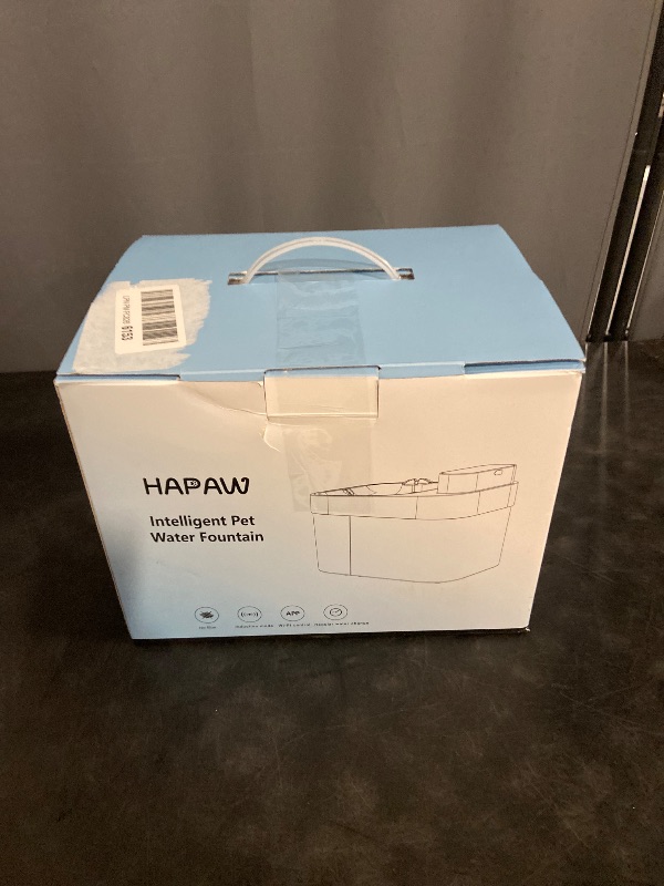 Photo 1 of Cat Water Fountain, No Filter Cotton, App Monitoring Wastewater Separation Pet Water Fountain, 5000mAh Battery & Plug-in, 3L/101oz Wireless Automatic Water Dispenser for Cats Indoor, 2.4G Wi-Fi