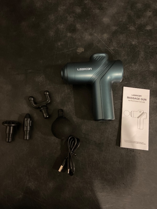 Photo 1 of Massage  Deep Tissue, Silent Brushless Motor and Portable Massage Gun with 4 Interchangeable Heads for Deep Muscle Relief and Relaxation, Relax Gift