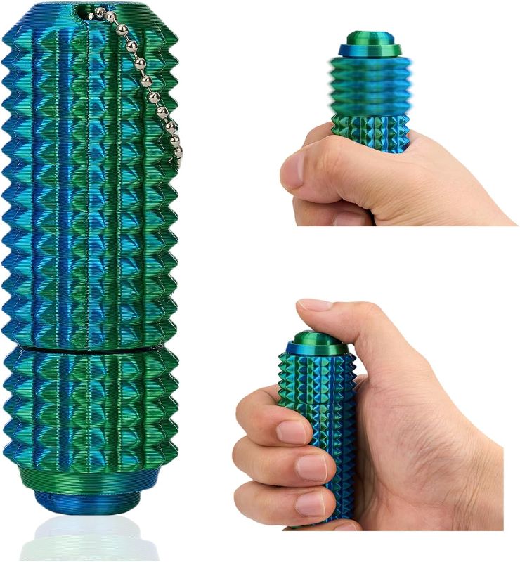 Photo 1 of Button Click,Spinners,Little Ouchies Pain Stim Fidget Spiky Toy for Adults with Keychain,3-in-1 Design for Stress Relief
