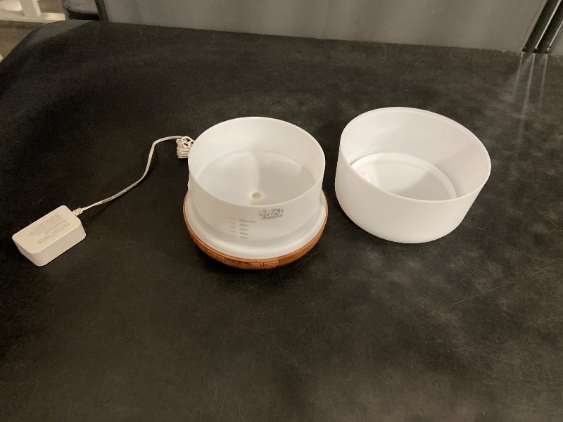 Photo 1 of ASAKUKI Essential Oil Diffuser 500ml, Ultrasonic Aromatherapy Humidifier with Remote Control, 7 LED Colors, Timer & Auto-Off, Large Room Diffuser
