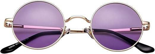 Photo 1 of Classic Circle Glasses Retro Round Polarized Sunglasses Hippie Style Small Rounded Sun Shades
