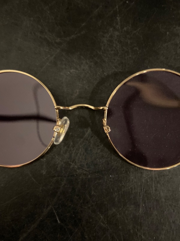 Photo 1 of Classic Circle Glasses Retro Round Polarized Sunglasses Hippie Style Small Rounded Sun Shades
