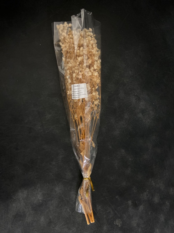Photo 1 of Dried Babys Breath Flowers Bouquet-17 Inch 2500+ Ivory White Dry Flowers, Natural Gypsophila Branches for Wedding, Table Vase Decor, DIY Wreath Floral, Home Office Party Garden Decoration (3oz)