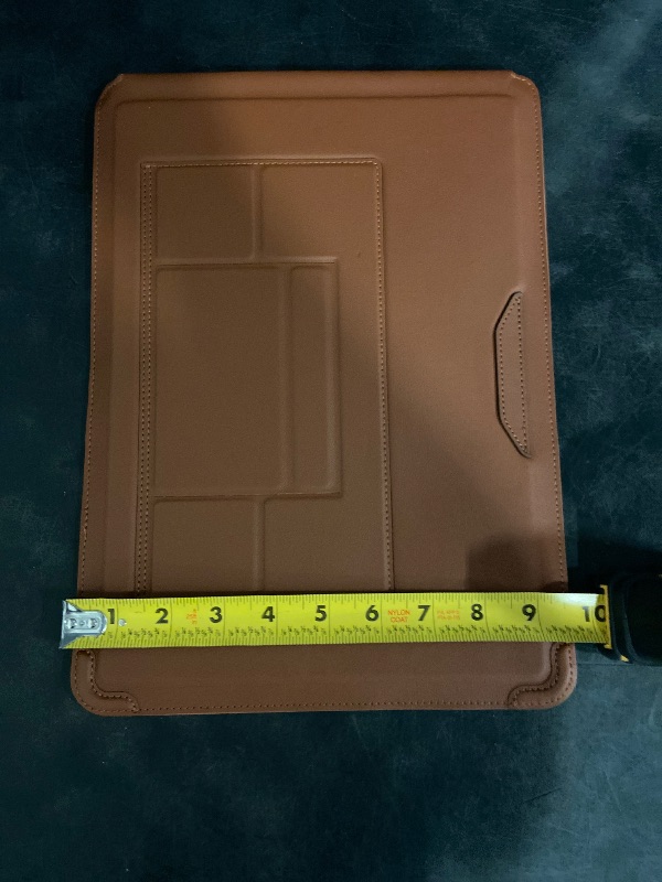 Photo 1 of 13 Inch Laptop Sleeve Case Leather Bag Compatible with MacBook Air 13 M1 M2 2022-2018/MacBook Pro 13 M2 2022-2016/Surface Pro 8 2021/Surface Go 3 13-13.6'' Dell HP ASUS Acer PC, Brown
