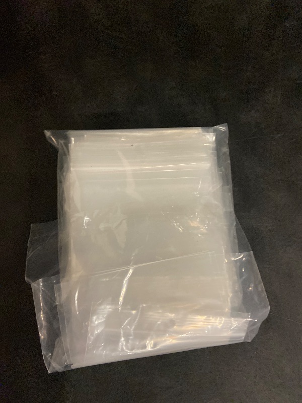 Photo 1 of Plymor 5" x 5" (Pack of 100), 2 Mil with Hang-Hole Zipper Reclosable Plastic Bags
