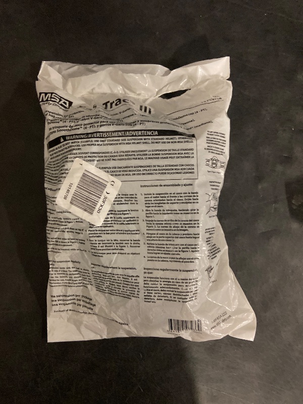 Photo 1 of MSA 10148708 Fas-Trac III Replacement Suspension - 4-Point Attachment, Size: Standard, V-Gard/V-Gard 500/V-Gard GREEN/SmoothDome Accessory, Cap-Style Hard Hat Suspension, Replaceable & Durable