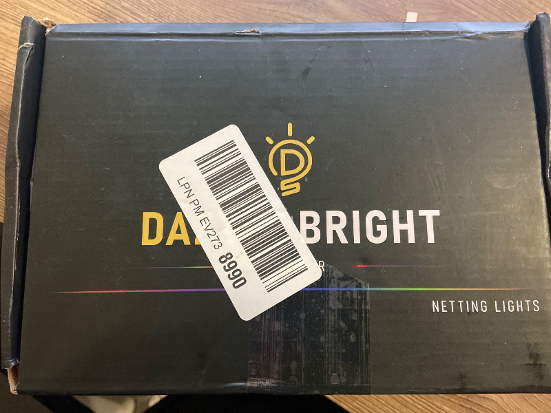 Photo 1 of Dazzle Bright Smart Christmas 360 LED Net Lights, 12FT x 5FT RGB Color Changing String Lights Clear Wire with Remote & APP Control, Christmas Decoration for Indoor Outdoor Xmas Party Yard Garden Decor