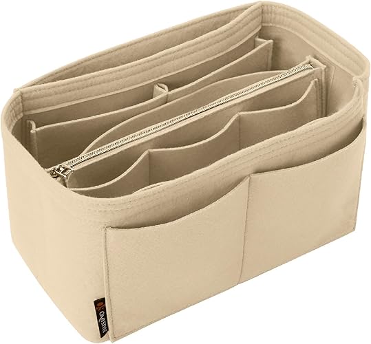 Photo 1 of OMYSTYLE Purse Organizer Insert, Felt Tote Bag Organizer Insert with 5 Sizes, Handbag Dividers for Inside Purse, Compatible with Longchamp, Neverful, Speedy and More