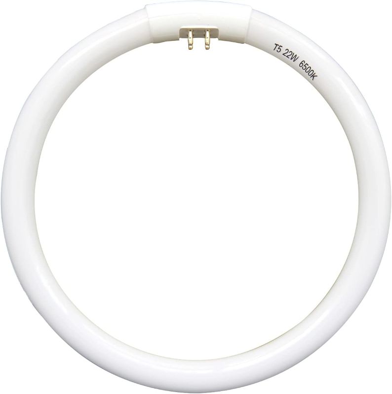 Photo 1 of 7.25 inch T5 22W Circular Bulb Light Replacement for Floxite, Zadro, Rialto Makeup Magnifying Vanity Mirror, FC22 Surround Fluorescent Lamp 6500K Daylight
