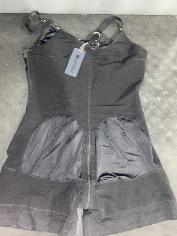 Photo 1 of 2XL YIANNA Fajas Colombianas Moldeadoras Postpartum Full Body Shapewear for Women Tummy Control Body Shaper Butt Lifter Compression Garment with Zipper Crotch, YA7283-Black